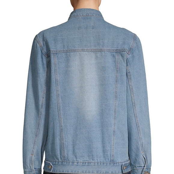 NWOT Lea & Viola Classic Button down denim Jacket - Picture 3 of 4